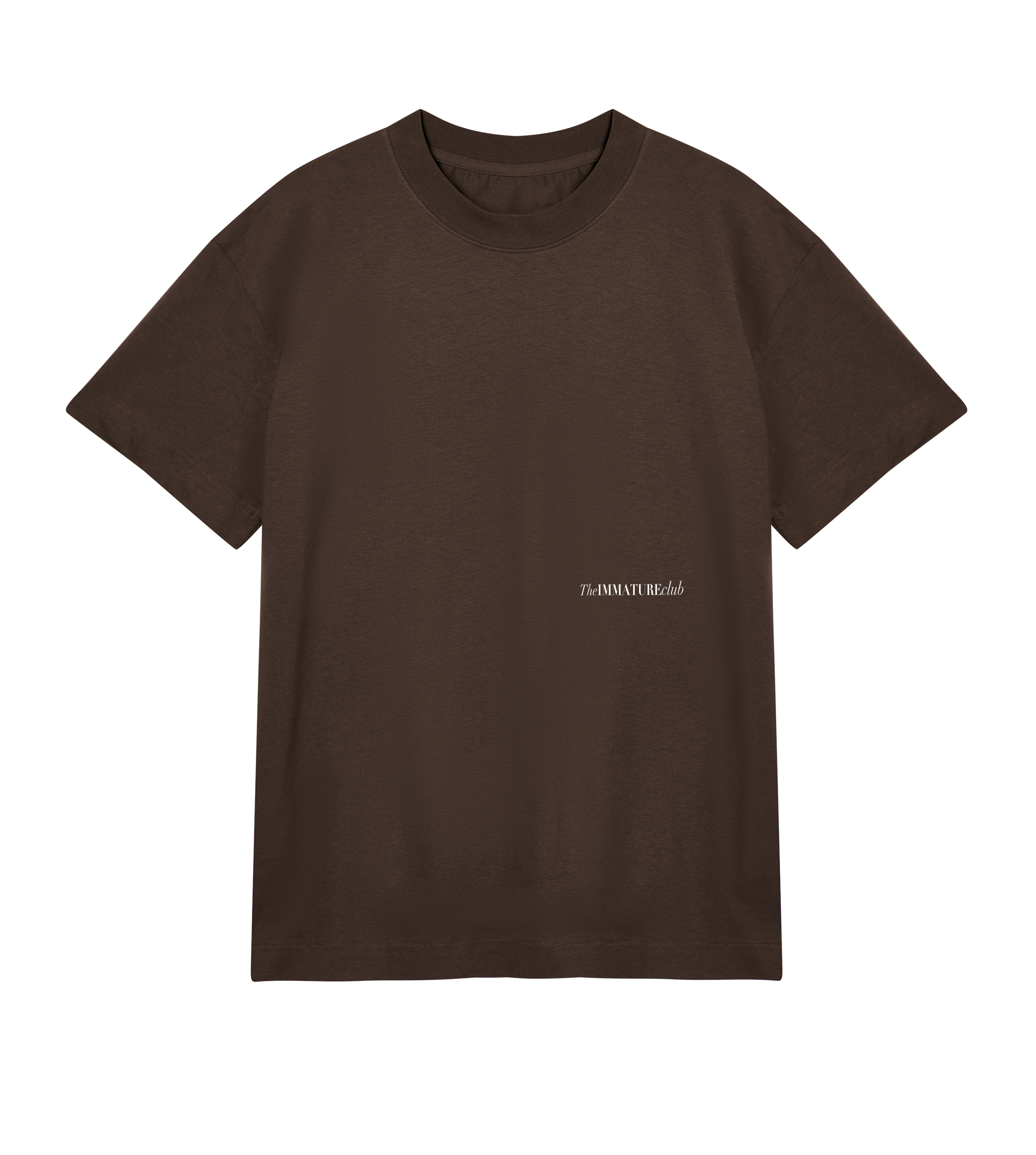 TIC Drunk Bear White Boxy Tee