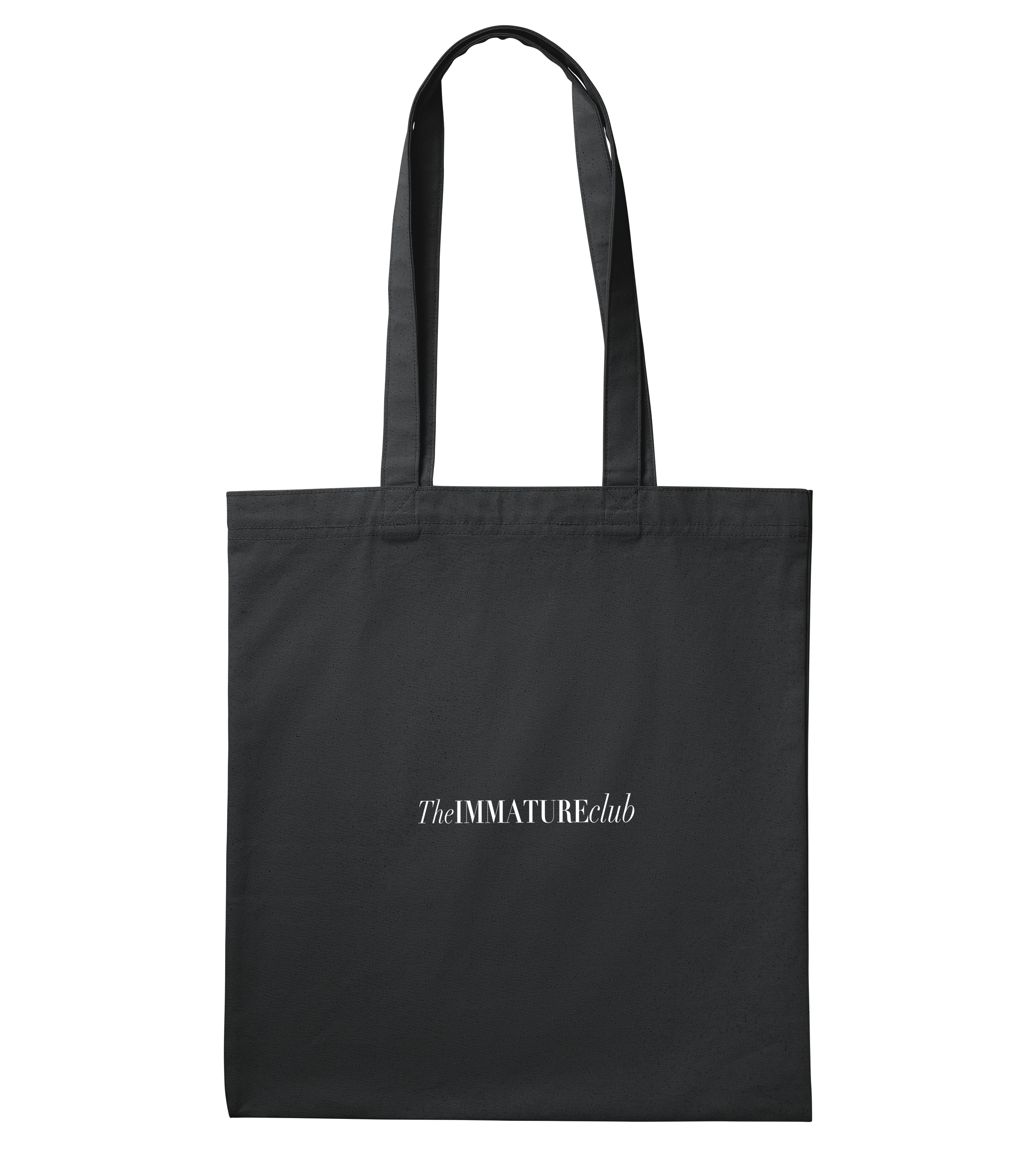 TIC Drunk Bear White Canvas Tote