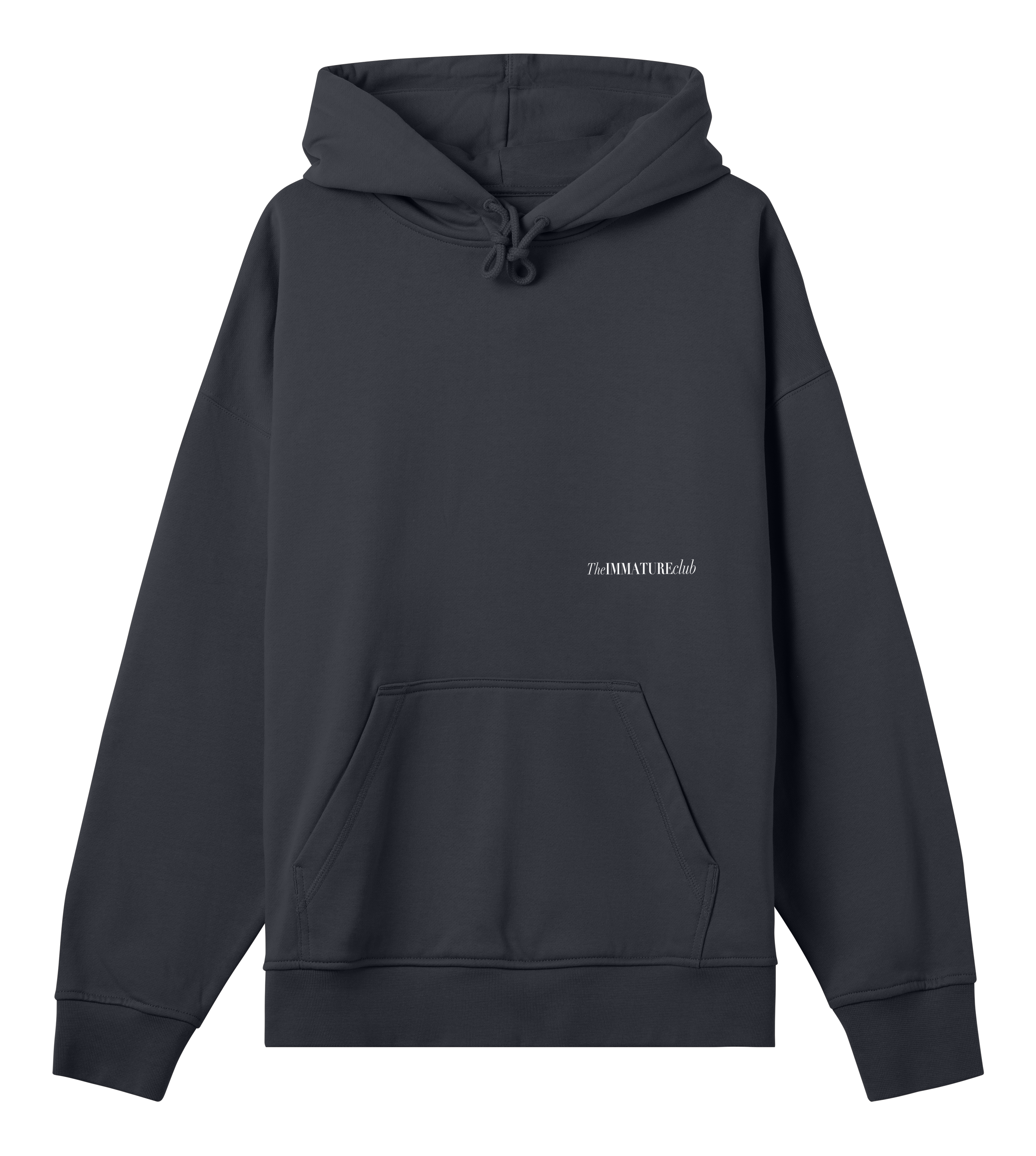 TIC Drunk Bear White Boxy Hoodie