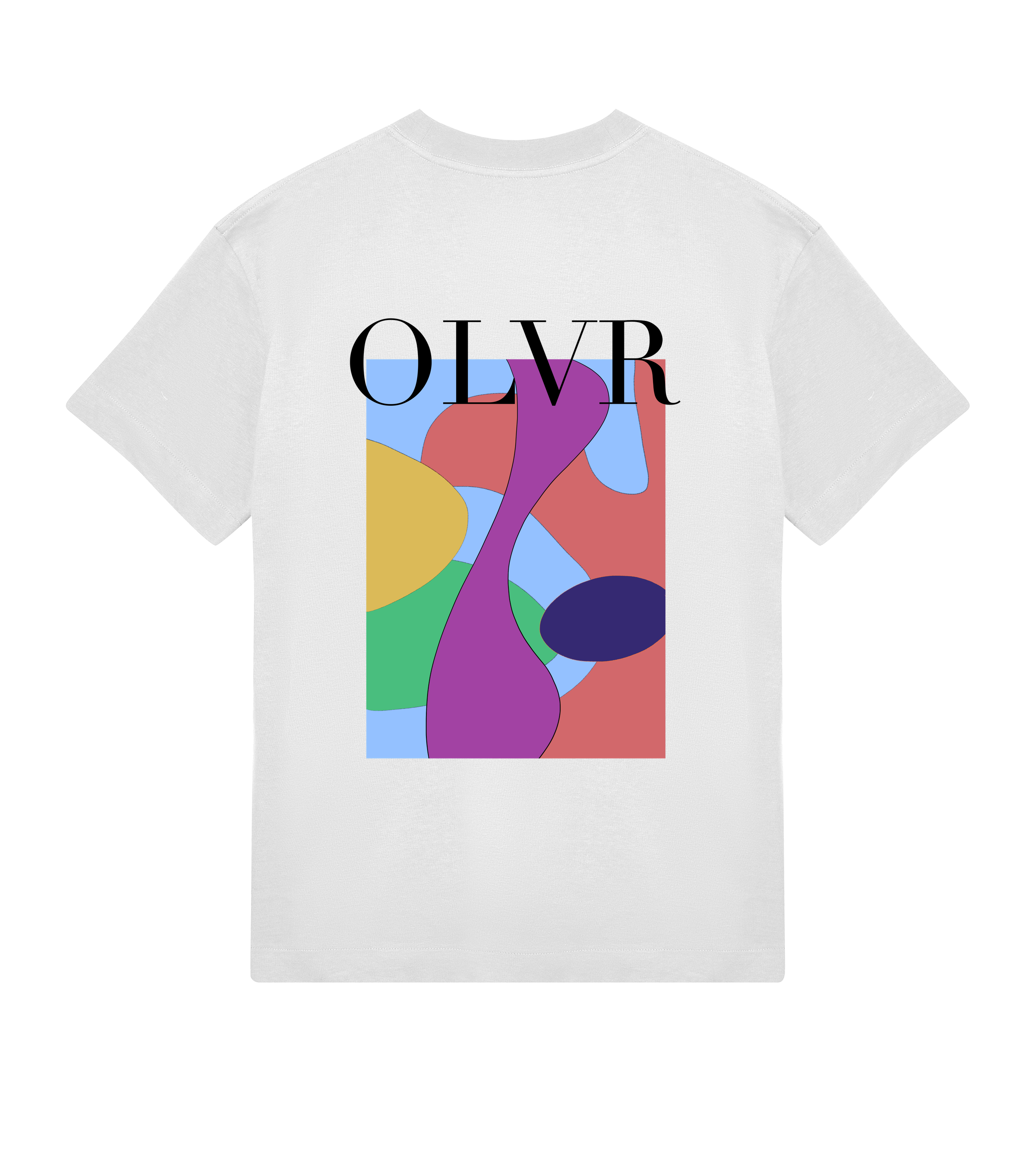 Night Coral OLVR Boxy Tee