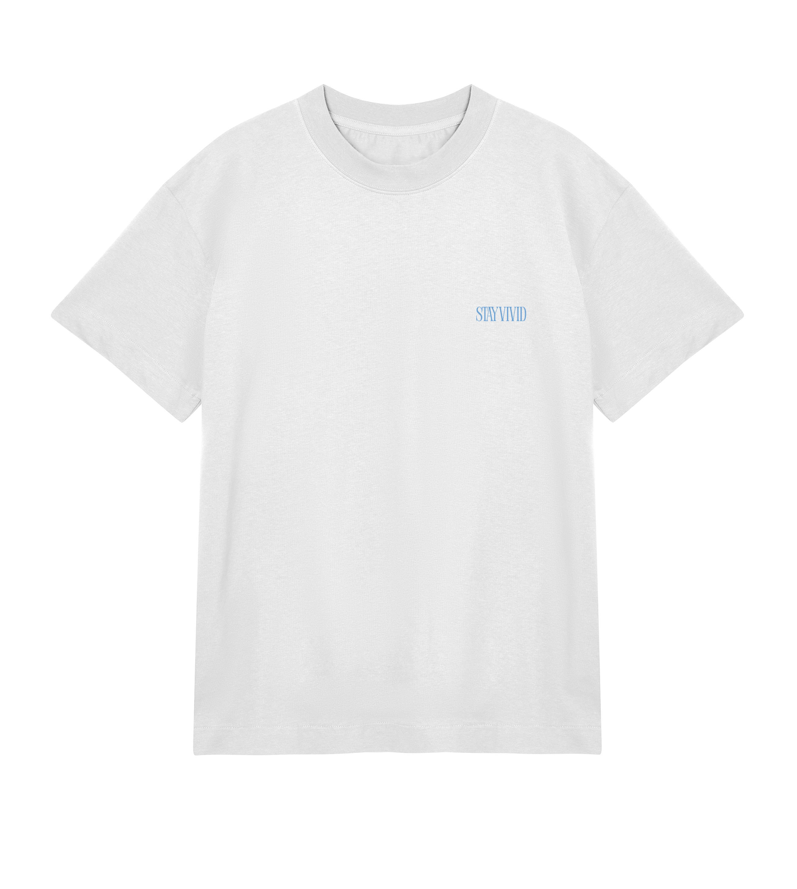 Vivid Hues Blue Boxy Tee