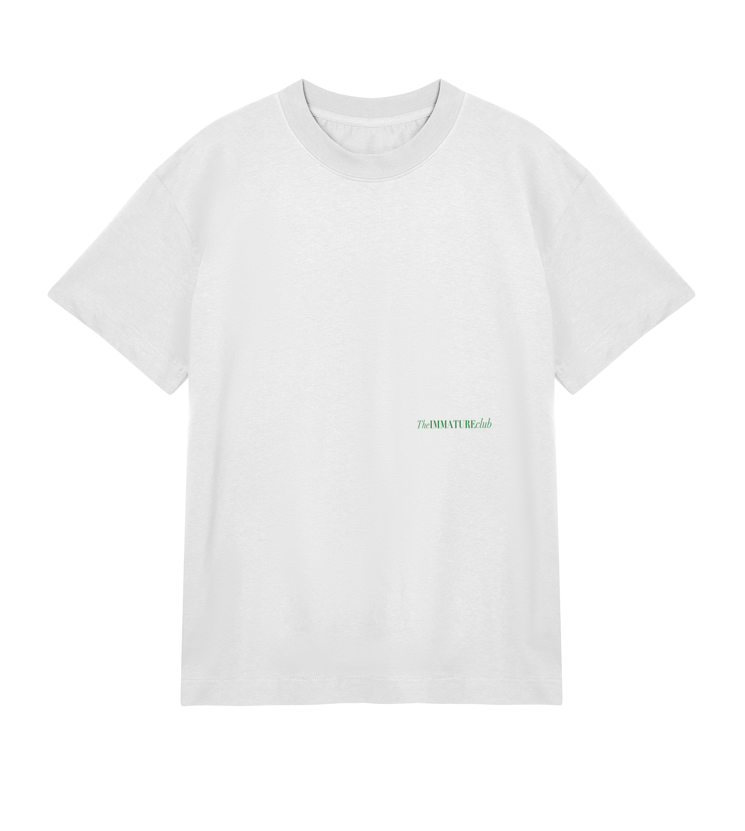 TIC Drunk Bear Green Boxy Tee